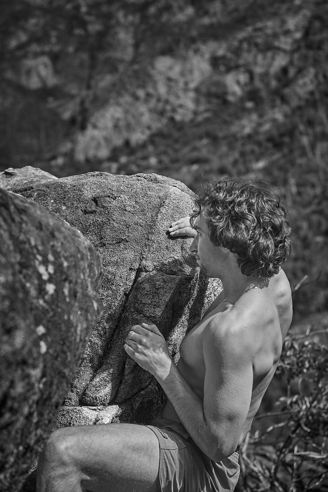 Rock Climbing Black & White - Image 5