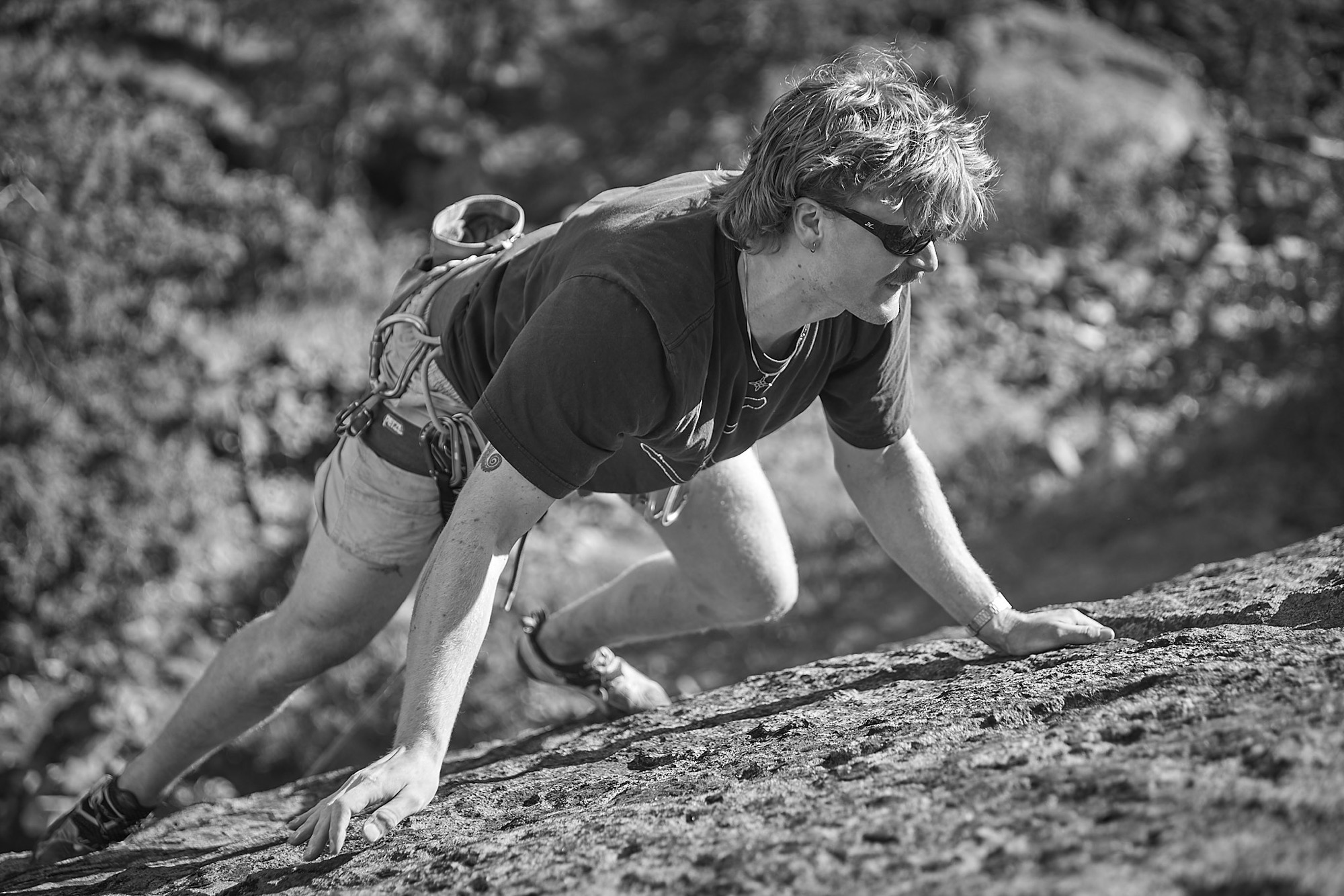 Rock Climbing Black & White - Image 10